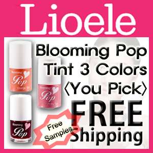 LIOELE] Blooming Pop Tint 3 Colors You Pick Lip Gloss Korean Make up 
