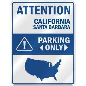   SANTA BARBARA PARKING ONLY  PARKING SIGN USA CITY CALIFORNIA Home