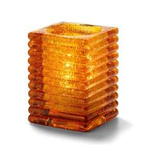  Hollowick Inc. Hollowick 1511AJ Amber Jewel Ribbed Block 