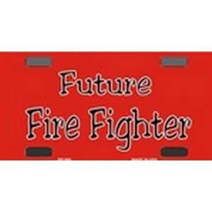  BP 006 Future Fire Fighter   Bicycle License Plate 