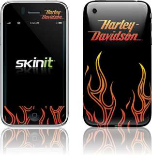 Skinit Harley Davidson In Flames orange Skin for Apple iPhone 3G 3GS 