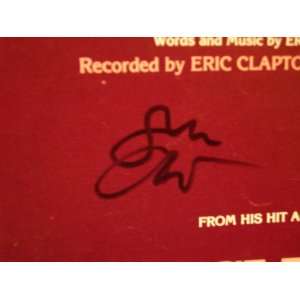  Clapton, Eric I Cant Stand It 1981 Sheet Music Signed 
