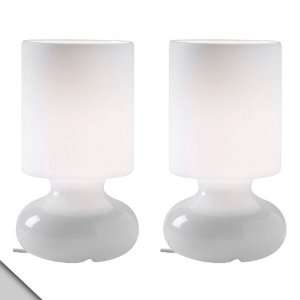  Småland Böna IKEA   LYKTA Table Lamp + E12 Bulbs, White 
