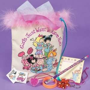 Slumber Party Filled Treat Bags   Party Favor & Goody Bags & Filled 