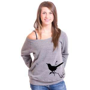  Black Bird Slouchy Wideneck Sweater 