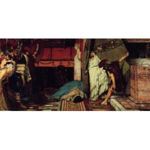   Tadema   24 x 12 inches   A Roman Emperor   Claudi