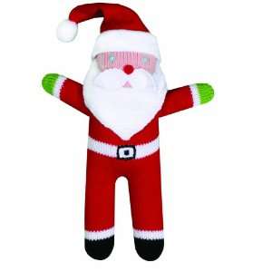  Zubels Santa Mr Claus 7 inch Hand Knit Doll: Toys & Games