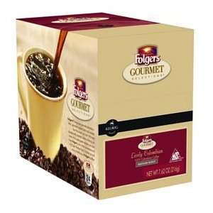 Folgers Gourmet Selections Coffee, Lively Colombian, 24 count K cups 4 