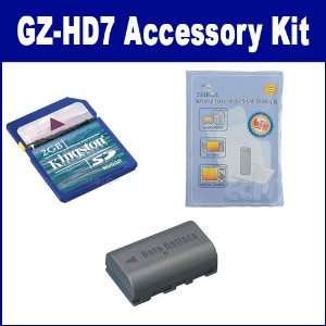  JVC Everio GZ HD7 Camcorder Accessory Kit includes KSD2GB 