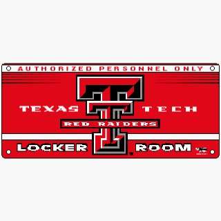  Texas Tech Red Raiders Locker Room Sign *SALE*
