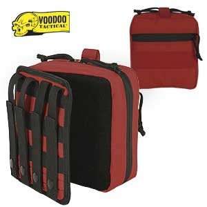   Hook n Loop Medical Pouch Red Rip Away Medic Pouch