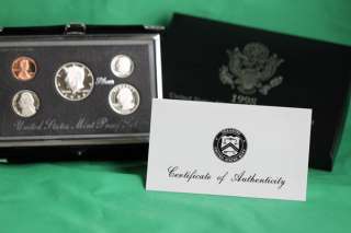   Silver 5 Coin Premier Proof Sets 7 US Mint Sets Complete Run COA BOX
