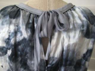   PETITE NWT $158 Dress Silk Cotton Sleeveless Silver Gray Lined  