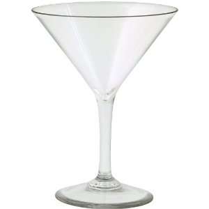  Strahl Design Contemporary Clear 8 Ounce Martini Glass 
