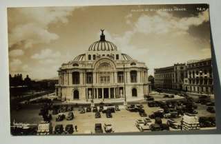 RPPC 1930s Palacico de Bellas Artes Mexico City Mexico  