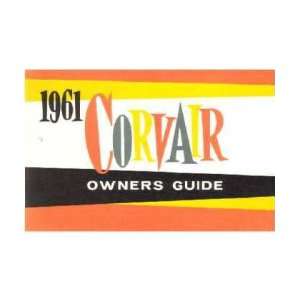  1961 CHEVROLET CORVAIR Owners Manual User Guide 