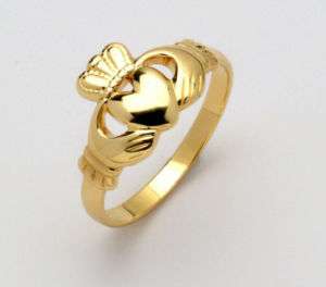 Ladies 14kt gold Claddagh Ring 4 5 6 7 8 9 10 11  