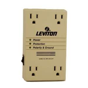 com Leviton 5100 P 120 Volt, 15 Amp, Surge Protected, 4 Outlet Surge 