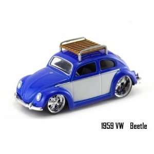  Jada Dub City Blue 1959 VW Beetle 1:64 Scale Die Cast Car 