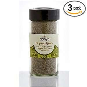 Ajika Organic Ajwain Seed, 2.2 Ounce (Pack of 3)  Grocery 