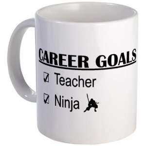  Teacher Career Goals Funny Mug by  Kitchen 