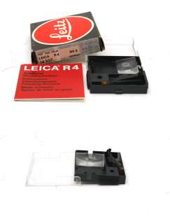 Leica R Clear with Crosslines Focusing Screen #14307, R4, R5, R6, RE.