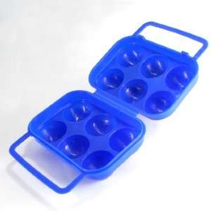  Picnic Camping Hiking PC Plastic Egg Carrier Case w Handle 