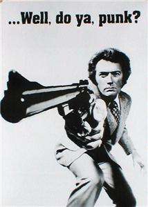 Clint Eastwood Punk Gun Poster Print  