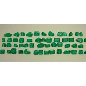    53.67 Cts Natural Colombian Emeralds Parcel 