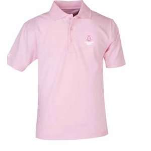 Colorado State YOUTH Unisex Pique Polo Shirt (Pink):  