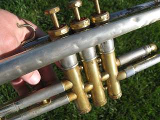 Vintage 1950‘s F.E. Olds Opera Model Silver Bell Trumpet  