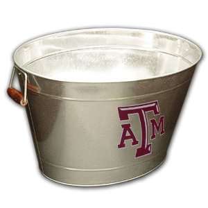  Texas A&M Aggies TAMU NCAA Oval Shapped Metal Ice Bucket 
