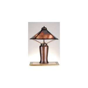  Meyda Tiffany   77773: 31H Amber Mica Table Lamp Home 