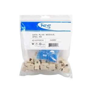   25 PK MOD. CONNECTOR IVORY ICC IC107F5C IV  Players & Accessories
