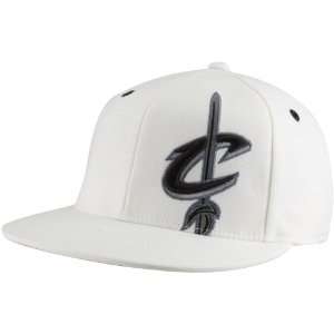   adidas Cleveland Cavaliers White Shudder Flex Hat