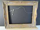 ORNATE PICTURE FRAME ART WITH BRASS LABEL MORRIS HALL PANCOAST 14