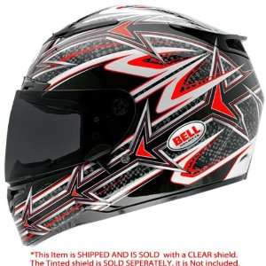  Bell RS 1 Victory Red Full Face Motorcycle Helmet   Size 