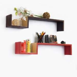  Trista   [The Exoticism] S Shaped Leather Wall Shelf 