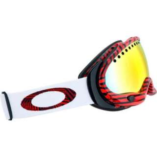 NEW Oakley A Frame Goggle Shaun White Illusion Red Fire Iridium 57 231 