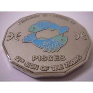  Pisces Poker Guard Coin Large & Heavy 