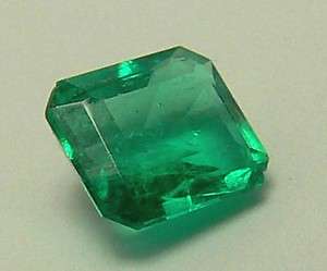 66cts Natural Loose Colombian Emerald Emerald Cut  