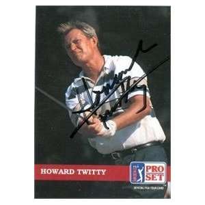  Howard Twitty autographed Trading Card (Golf) Everything 