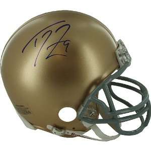 Tom Zbikowski Autographed Notre Dame Mini Helmet