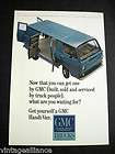 1964 vintage gmc truck blue handi van general motors 60