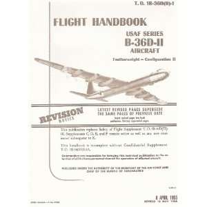  Convair B 36 D Aircraft Flight Manual Convair Books