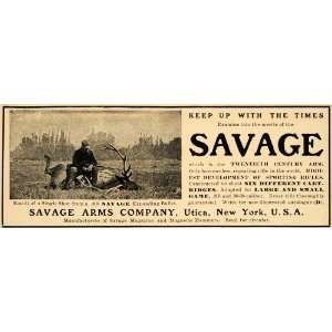  1902 Ad Savage Arms Company Hammerless Sporting Rifle 