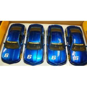   Coor Blue with Sunoco Logos and No# 6 on Sides Box of 4 Cars Toys