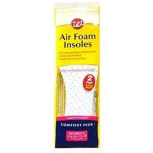   Air Foam Insoles Womens, 2 pr Health 