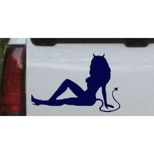  Navy 28in X 18.8in    Sexy Mudflap Devil Girl Silhouettes 