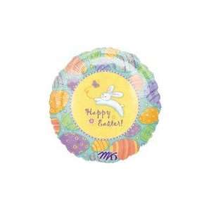  18 Happy Easter Cottontail   Mylar Balloon Foil: Health 
